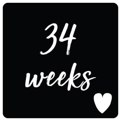 Ready or not, here I come – A 34 week pregnancy update