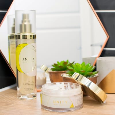 My pre+ post pregnancy skincare routine with UNITY Beauty!