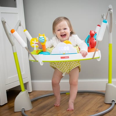 Jumping into June with the Skip Hop Jumpscape Foldaway Activity Jumper