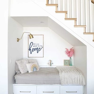 Clever ideas to make the most of the space under your stairs