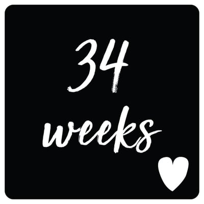 Ready or not, here I come – A 34 week pregnancy update
