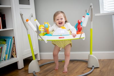 Jumping into June with the Skip Hop Jumpscape Foldaway Activity Jumper